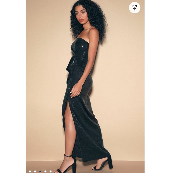 Lulus Glam City Sequin Strapless Maxi Dress - Picture 2 of 16